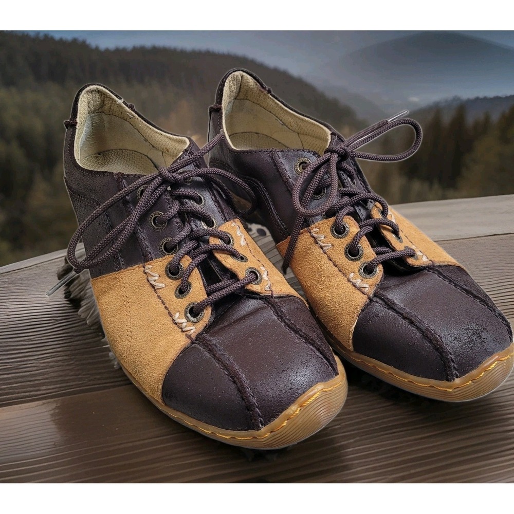 Dr. Martens Shoes Mens US 11 Two-Tone Leather & Suede Oxfords 8C30 Preppy